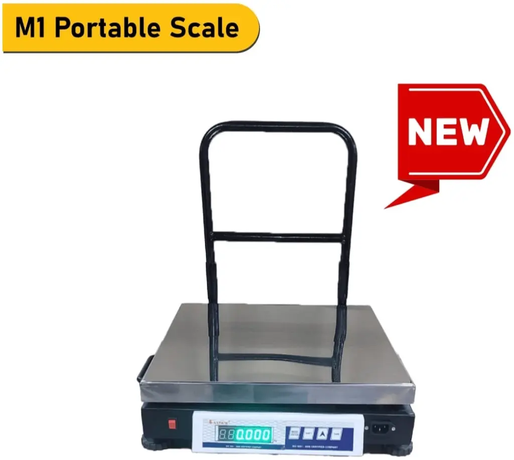 Electronics weighing scale, capacity 100 kg, VIK100 (M1 series) SATWIK