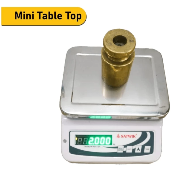 Electronics weighing scale, capacity 20 kg