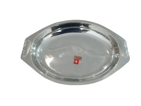 Fedora stainless steel oval dish 4