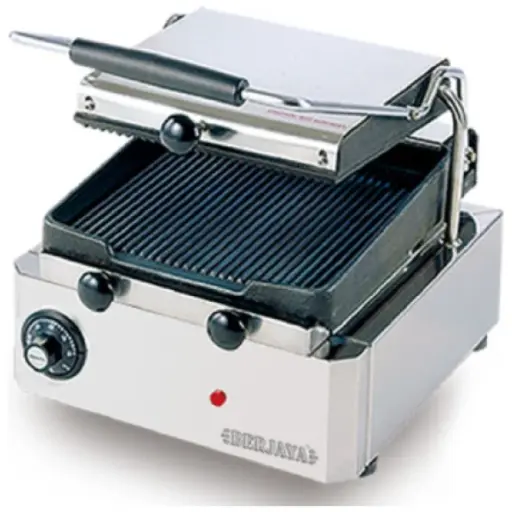 [SKU: 21]  Berjaya CG11 - Elec. contact toaster single, cast iron top w/ back splash 