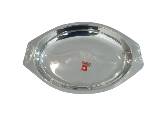 [SKU:2312] Fedora stainless steel oval dish 4