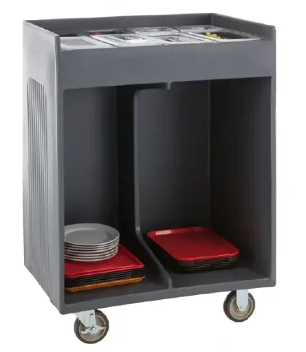 [SKU:4010653] Guangzhou Tray tableware cart, grey; GUA-JW-TRT