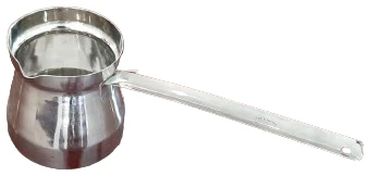 [SKU:2536] Finaley stainless steel turkish coffee pot with handle