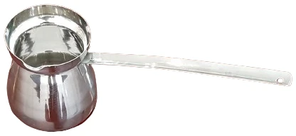 [SKU:2537] Finaley stainless steel turkish coffee pot with handle