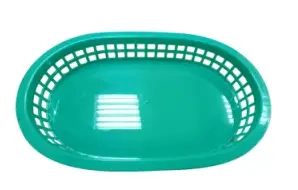 [SKU:4015582] Jinde – oval chip serving basket green