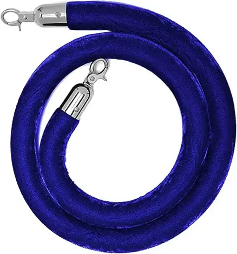 [SKU: 35] Berjaya CKE 54 - velvet rope safety barrier for q-up stand, (BLUE)