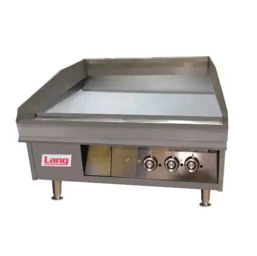 [SKU: 4013146] Countertop electric griddle with surface, steel plate