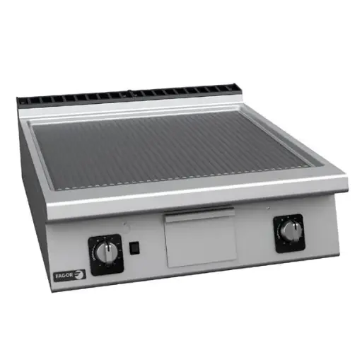 [SKU: 303] Counter top ribbed plate gas griddle; FAGOR FTG 910 R