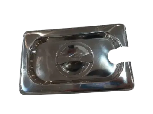 [SKU: 5812] Steam table pan notched cover   (GN 1/9)
