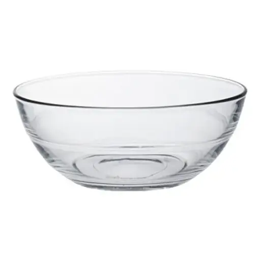 [SKU: 3090622] Transparent glass bowl   (w/o RIM)  (SET OF 6)