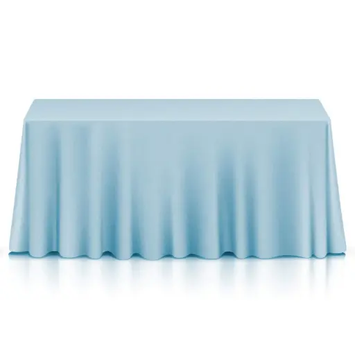 [SKU: 9359] Light blue table cloth 