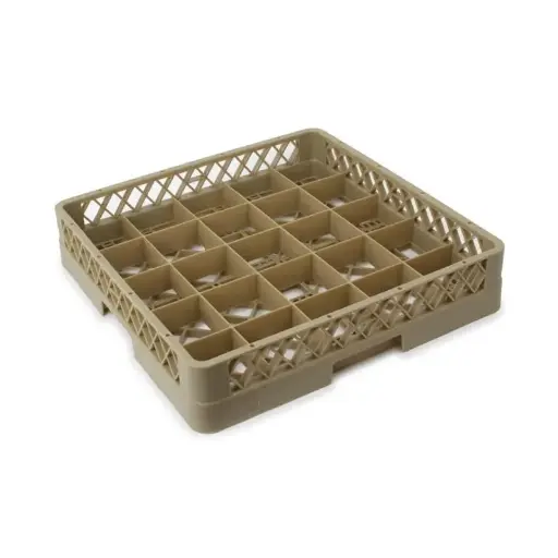 [SKU: 3093161] Compartment glass rack JW-25 Glass Rack(Beige) 