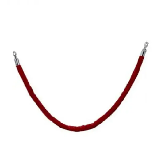 [SKU: 36] Berjaya CKE 54 - velvet rope safety barrier for q-up stand, (RED) 