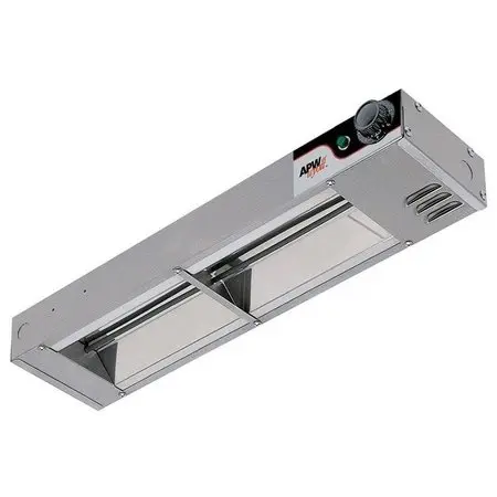 [SKU: 4013038] APW Wyott FD18L  - Single standard calrod overhead warmer, Infinite Control, (18")