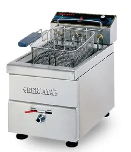 [SKU: 4016332] Berjaya SDF12 - S/steel table top fryer, (cap: 9L)