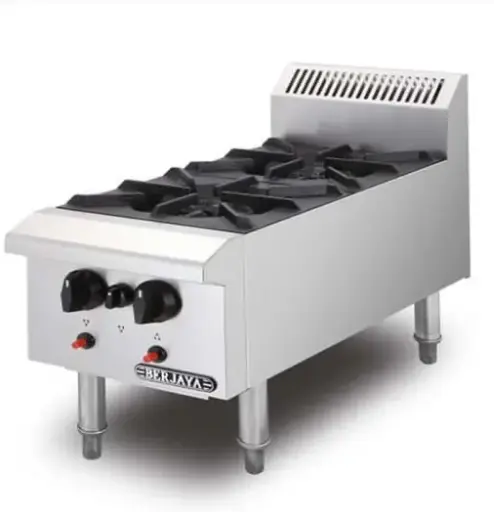 [SKU: 4014209] Berjaya (OB2-17) - s/steel counter top gas open 2 burner