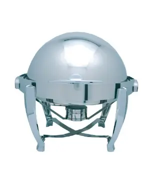 [SKU: 3093409] ANHUI HUALING Round chafing dish w/ silver clr. legs, ZC503B