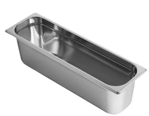 [SKU: 2887] INOX MACEL 24100 - S/steel ice cream pan container 