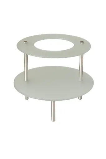 [SKU: 4012103] H KITCHEN JF09 04502,  glass dish, 2 layer 