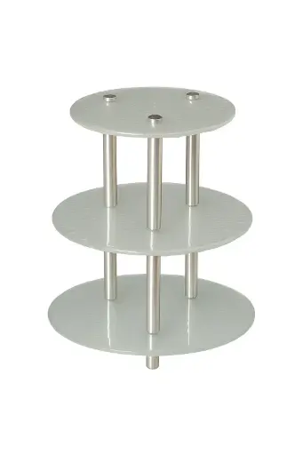 [SKU: 4012097] H KITCHEN SA-5701,  glass dish, 3 layer  