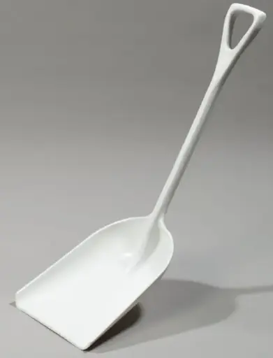 [SKU: 1754] Carlisle 41077 102; 40" Foodservice Shovel, Polypropylene, White 