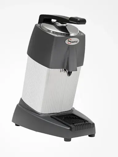 [SKU:] SANTOS-10CA; Auto. Citrus juicer w/ lever chromed GB plug