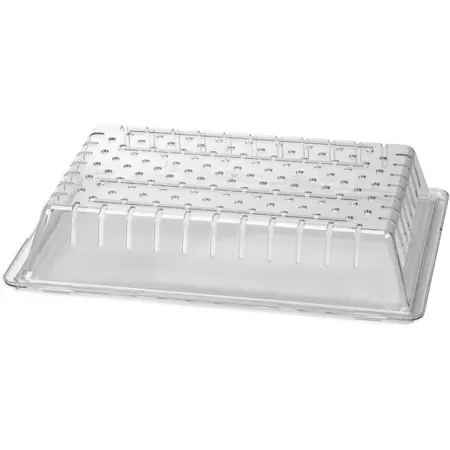 [SKU: 1660] CARLISLE 10628-07; Polycarbonate Food Storage Container Colander, 26" x 18" x 5" - Clear