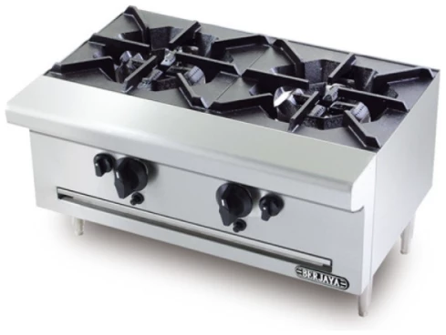 [SKU: 4014210] Berjaya (OB2S) - s/steel counter top gas open 2 burner