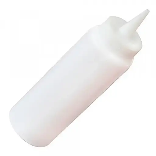 [SKU: 3093231] GUA-JW-BSD8, White squeeze dispenser, 8oz