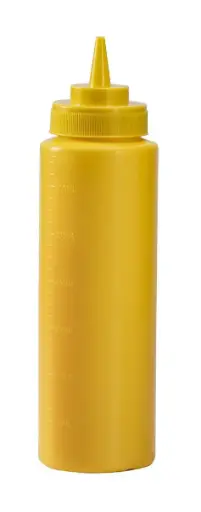 [SKU: 3093235] GUA-JW-BSD8, Yellow squeeze dispenser, 8oz 