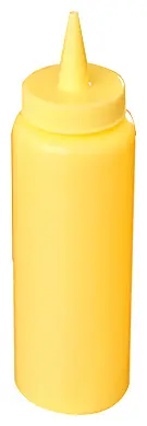 [SKU: 4010693] GUA-JW-BSD12, Yellow squeeze dispenser, 12oz 