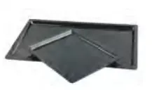 [SKU: 4011103] JIWINS C1310: Tray , GN 1/2, 20MM, PC, BLACK 