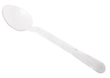 [SKU: 4010673] Guangzhou jiwins -  solid spoon, pc, clear; P-018