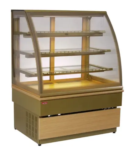 [SKU: 1040] UNISCOOL-GEORGIA-III 1000 gold-cold pastry display cabinet 