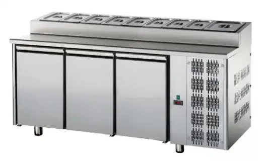 [SKU:3093532] JKS-TF03MID-Refrigerant three door snack counter 