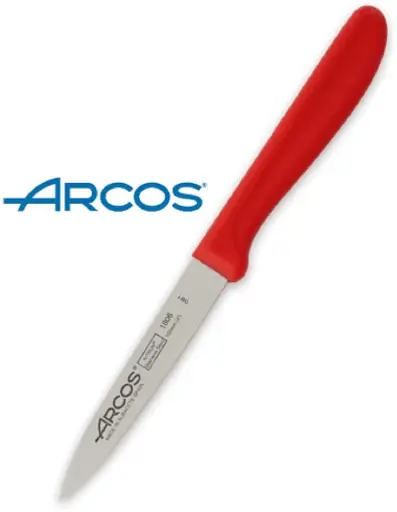 [SKU: 4014245] Arcos paring knife red,100mm; ARCOS-180622