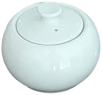 [SKU:1600] Round porcelain small bowl with lid