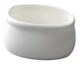 [SKU: 5506] Porcelain rectangle with oval edge sugar sachet bowl