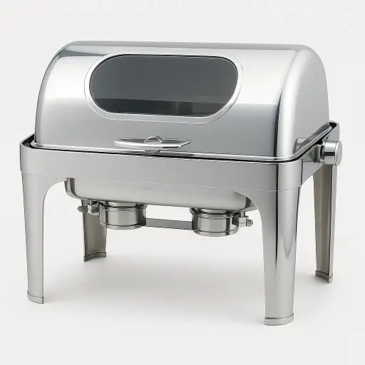 [SKU:4016191]  Anhui ZC201-2N- chafing dish PAN 3.5 LTRS * 2 (with/ s/steel legs)